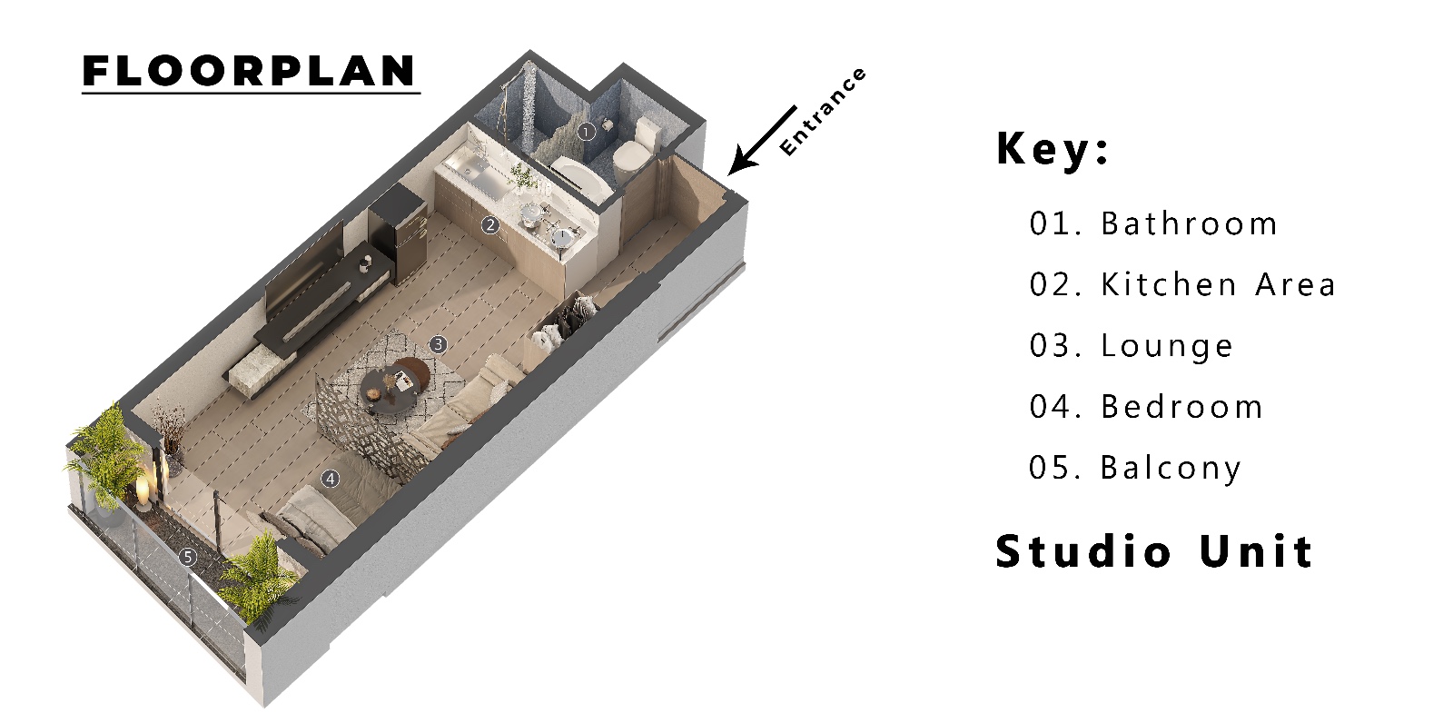 Studio Floor Plan